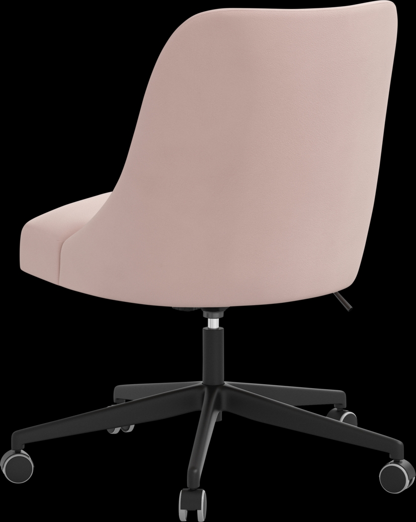 Carsell Pink Desk Chair - Thumbnail - Image 4