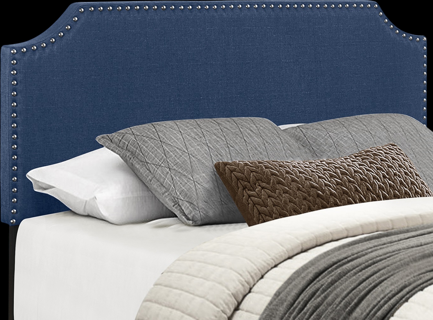 Carshalton Blue King Upholstered Bed - Thumbnail - Image 5