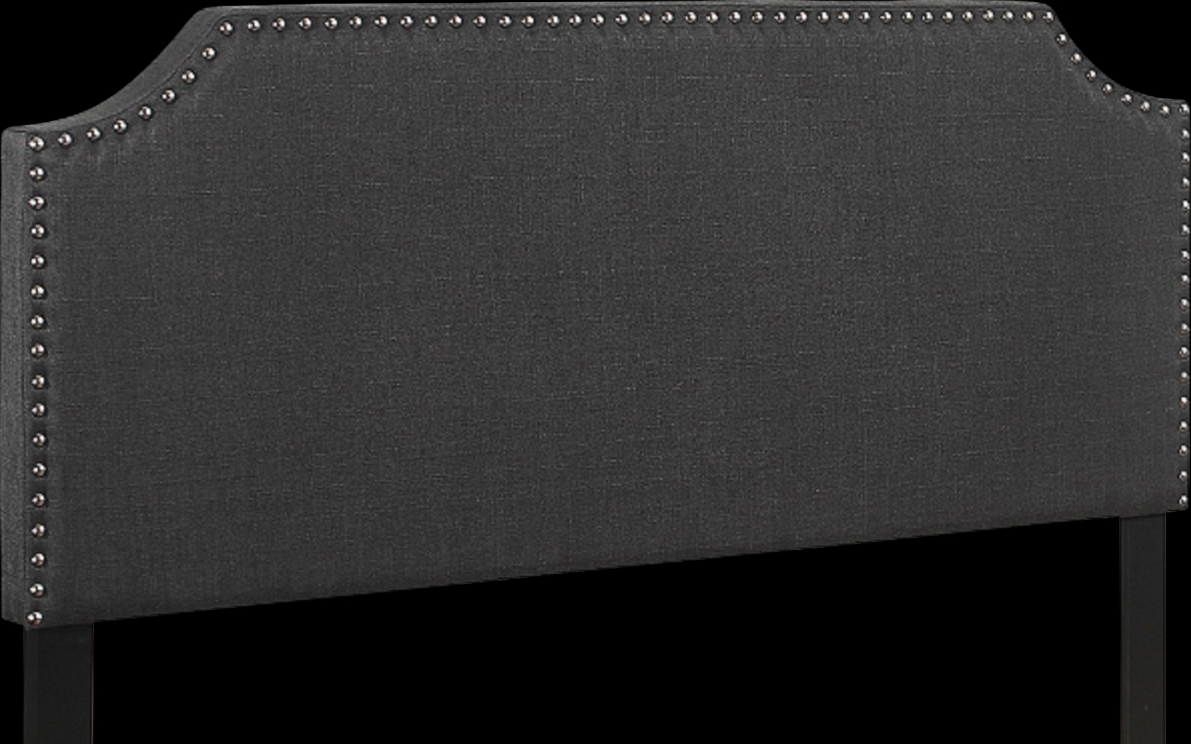 Carshalton Dark Gray Queen Upholstered Bed - Thumbnail - Image 3