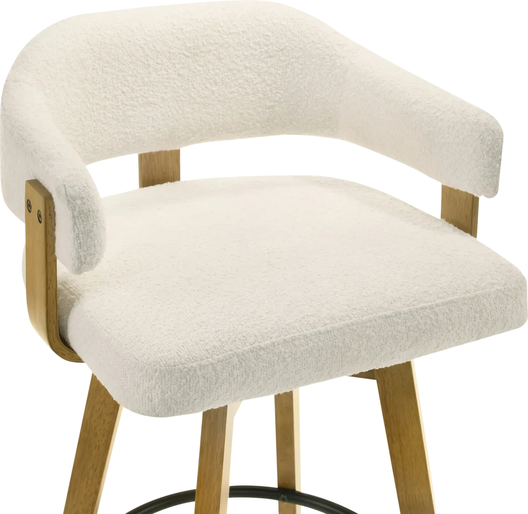 Carsonee White Counter Height Stool - Thumbnail - Image 3