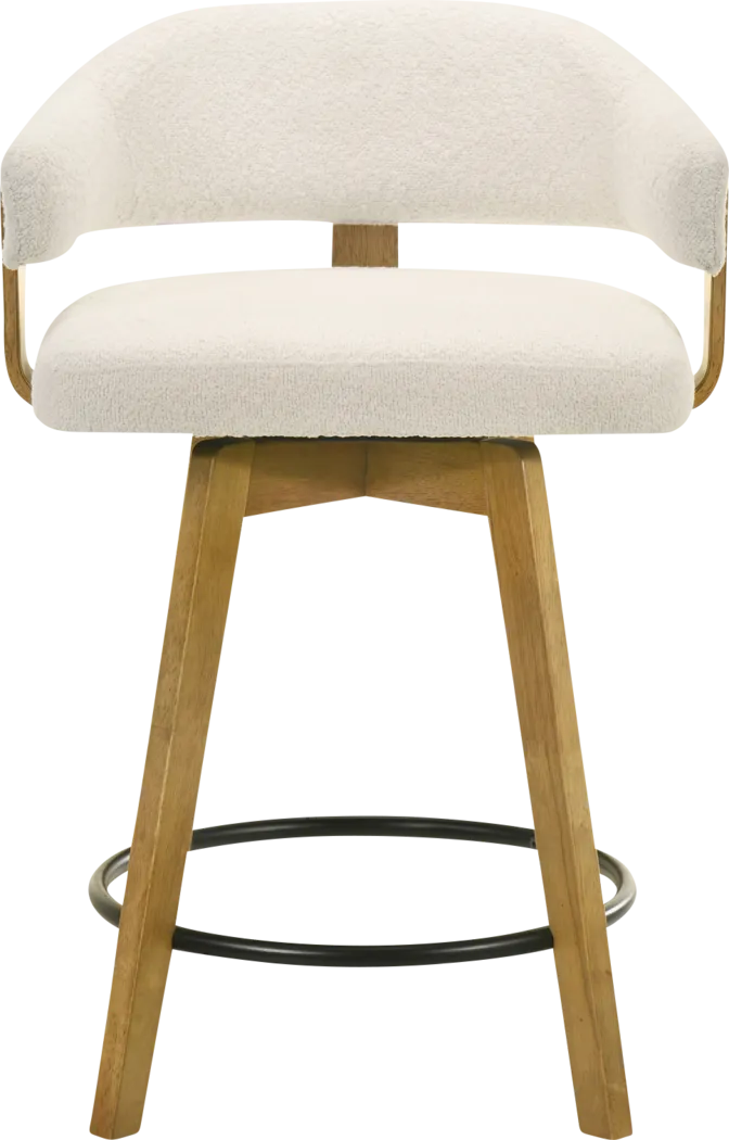 Carsonee White Counter Height Stool - Thumbnail - Image 5