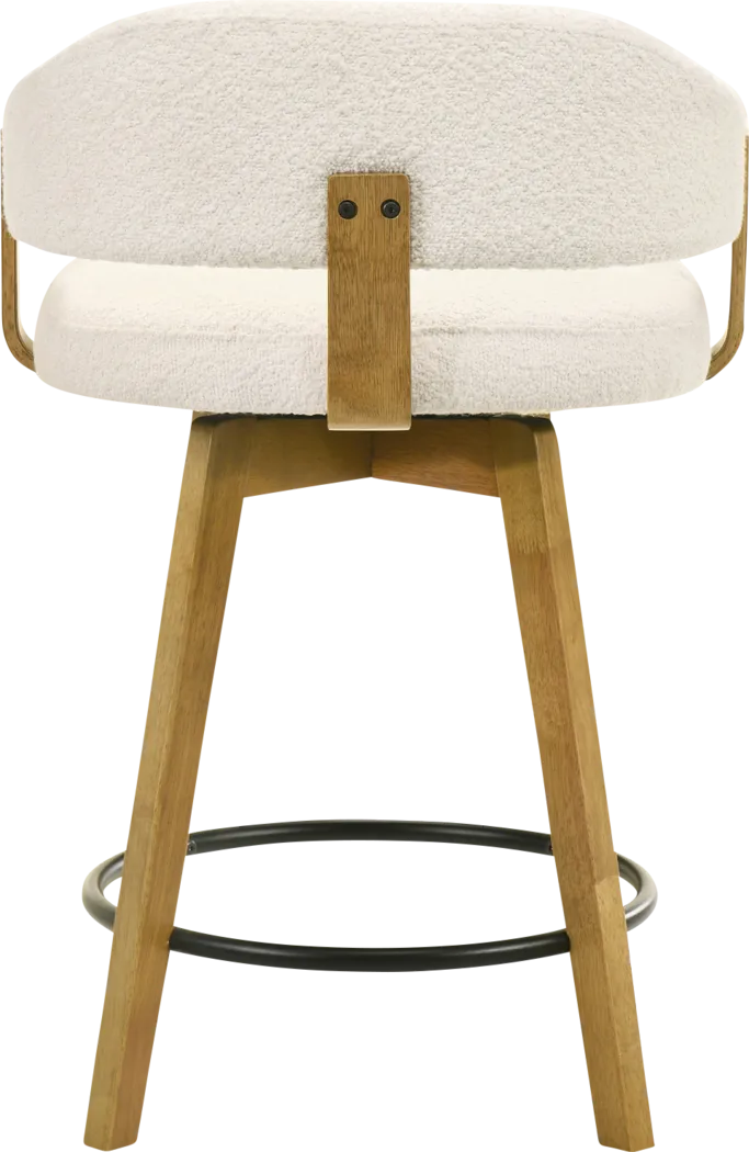 Carsonee White Counter Height Stool - Thumbnail - Image 7