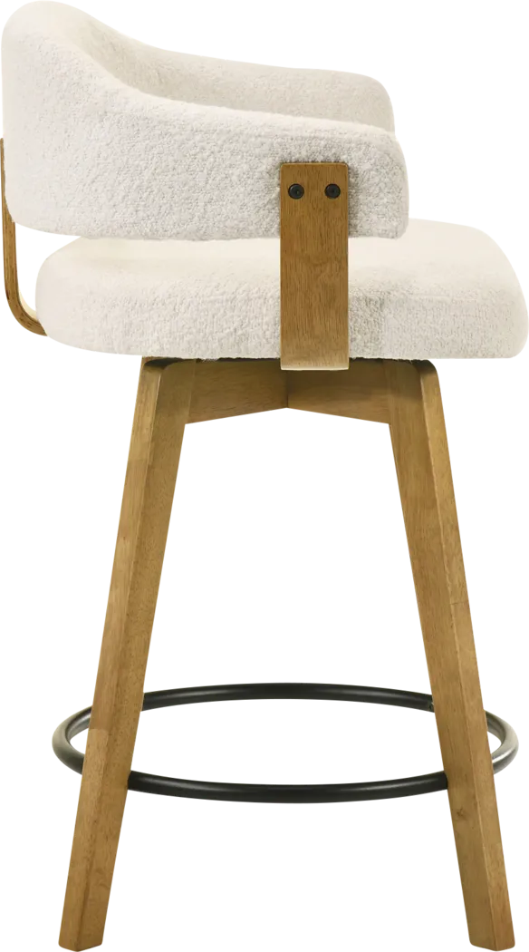 Carsonee White Counter Height Stool - Thumbnail - Image 8
