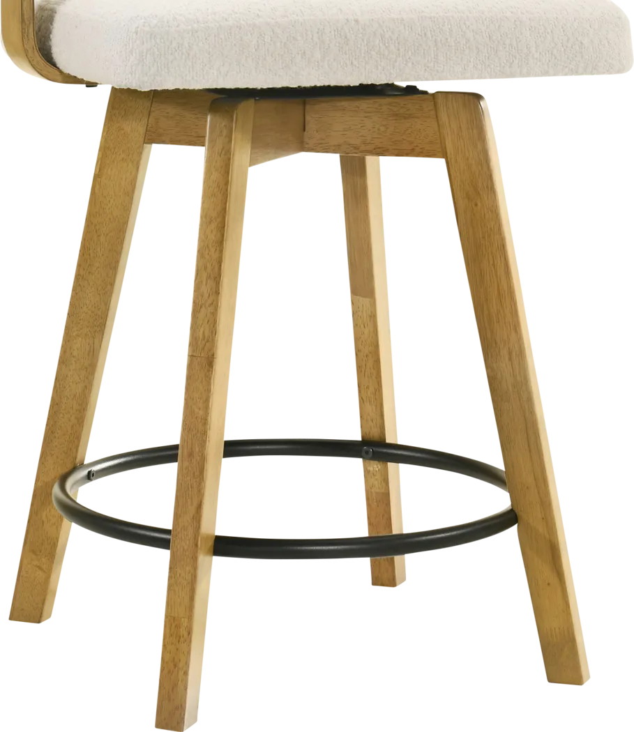 Carsonee White Counter Height Stool - Thumbnail - Image 9