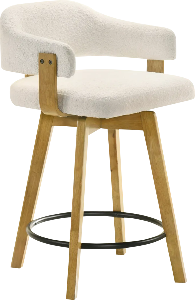 Carsonee White Counter Height Stool - Thumbnail - Image 10