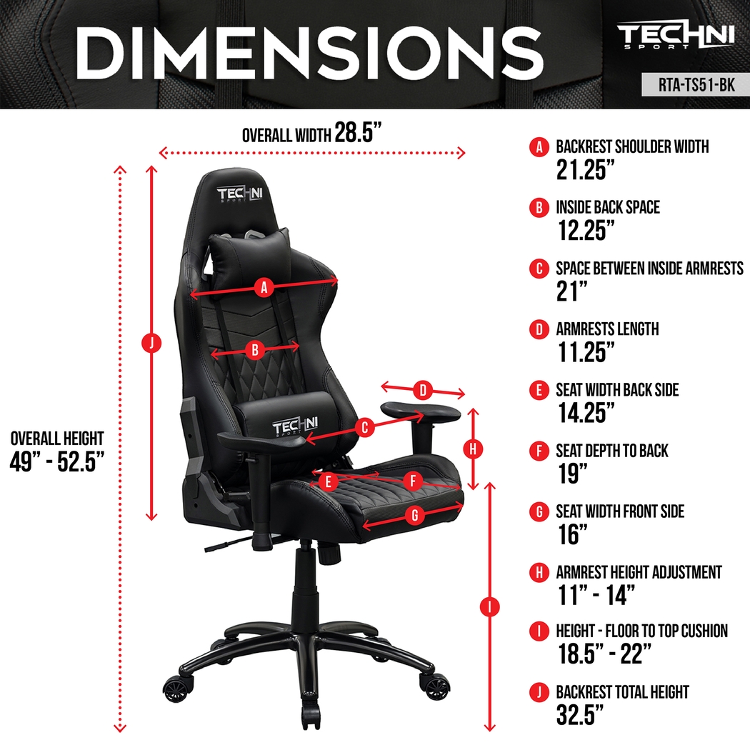 Cartcana Black PC Gaming Chair - Thumbnail - Image 4