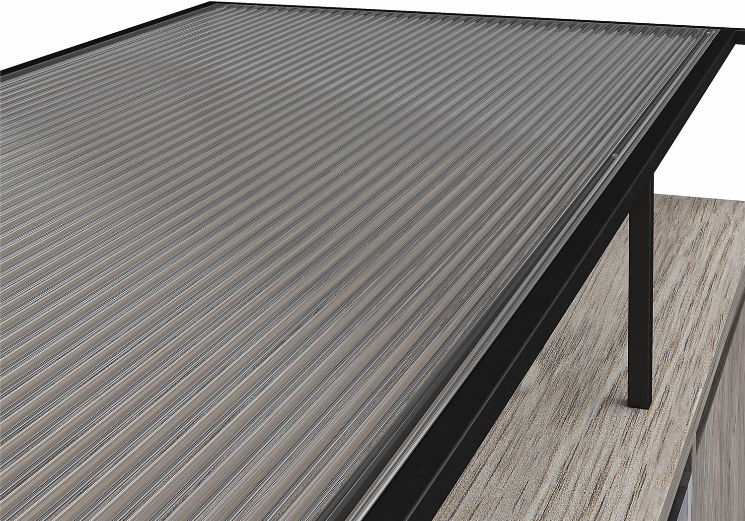 Carterette Gray 59 in. Console with Electric Fireplace - Thumbnail - Image 7