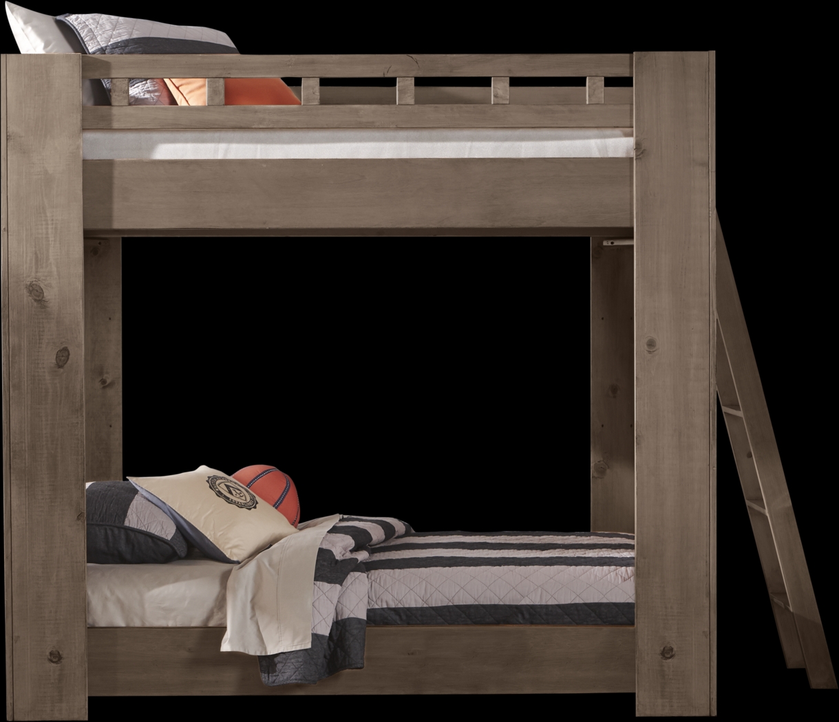 Carter's Kids Collection Lost Creek Gray Full/Full Bunk Bed - Thumbnail - Image 1