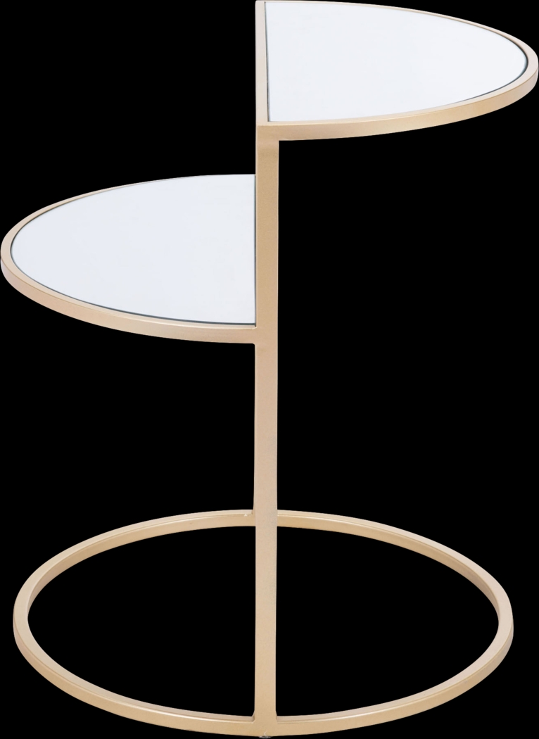 Carvel Gold Accent Table - Thumbnail - Image 2