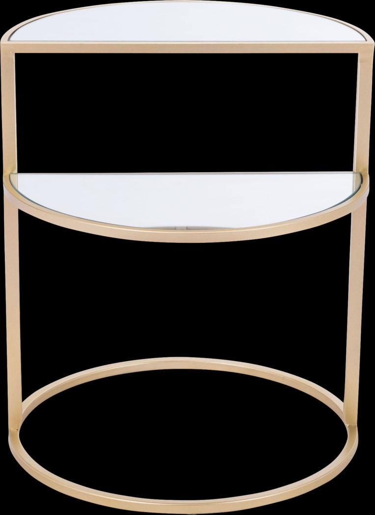 Carvel Gold Accent Table - Thumbnail - Image 3