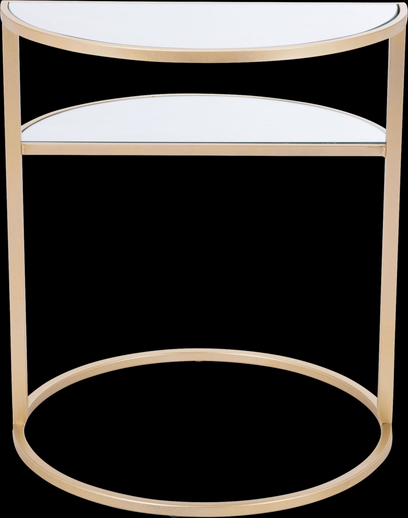 Carvel Gold Accent Table - Thumbnail - Image 4