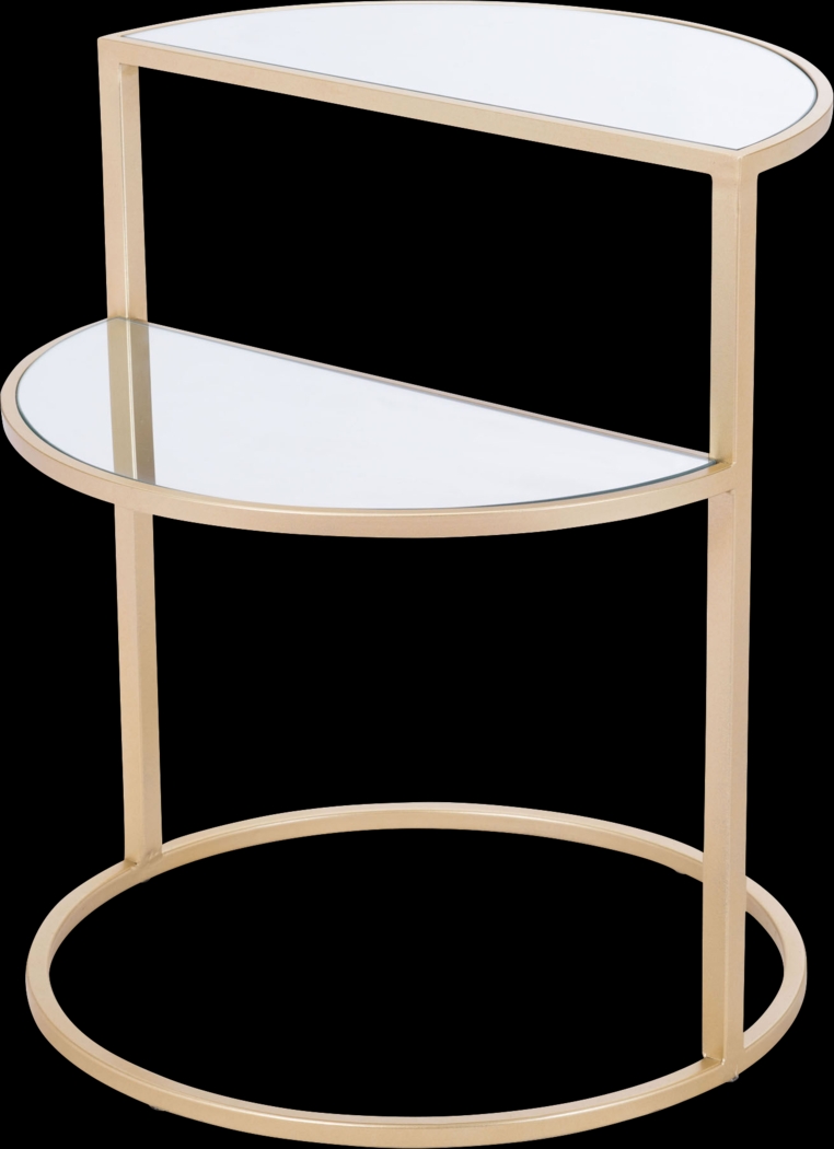 Carvel Gold Accent Table - Thumbnail - Image 1