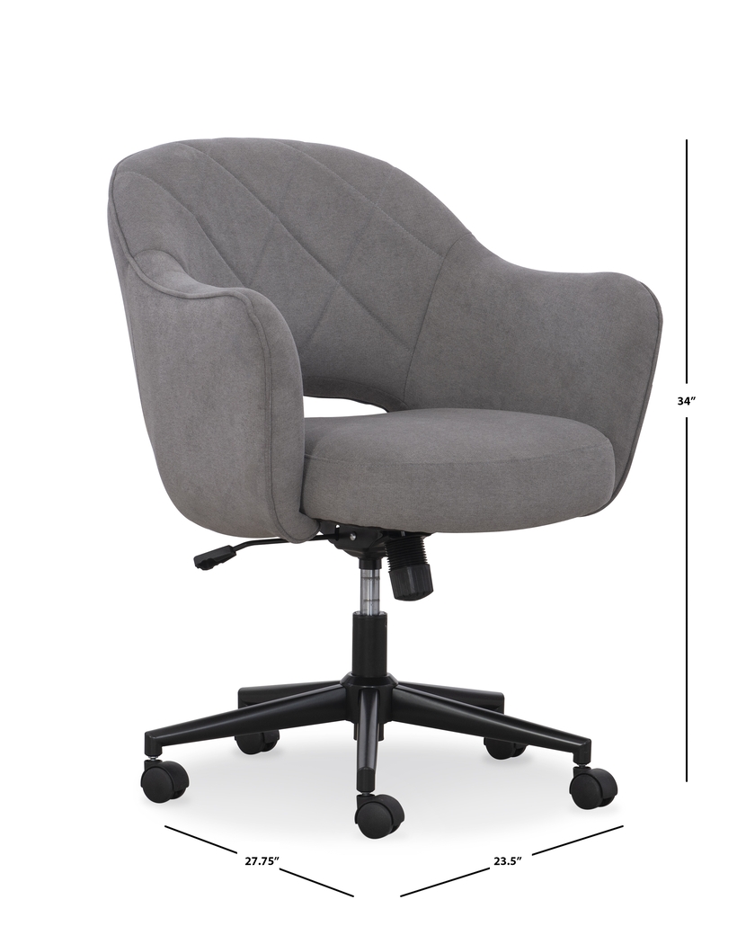 Caryle Gray Office Chair - Thumbnail - Image 7