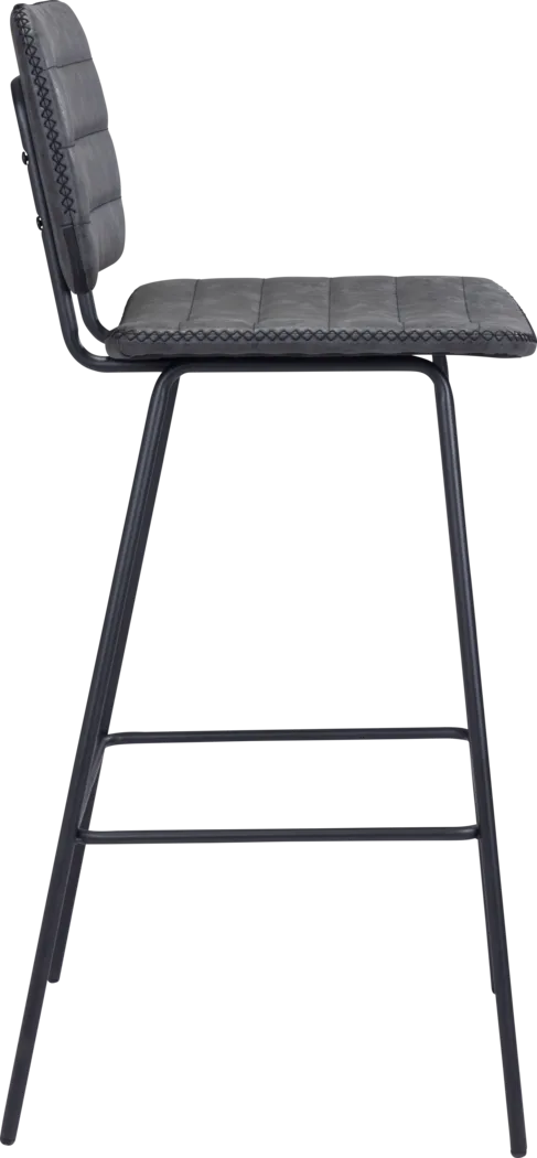 Carylynn Black Bar Height Stool, Set of 2 - Thumbnail - Image 4