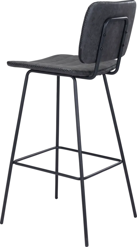 Carylynn Black Bar Height Stool, Set of 2 - Thumbnail - Image 7