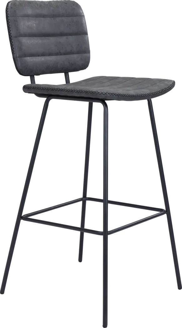 Carylynn Black Bar Height Stool, Set of 2 - Thumbnail - Image 8