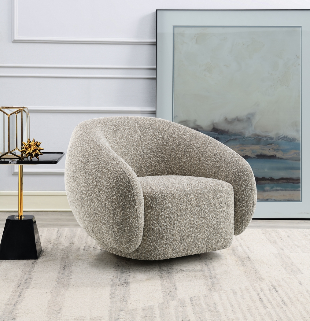 Carzalia Brown Swivel Accent Chair - Thumbnail - Image 2