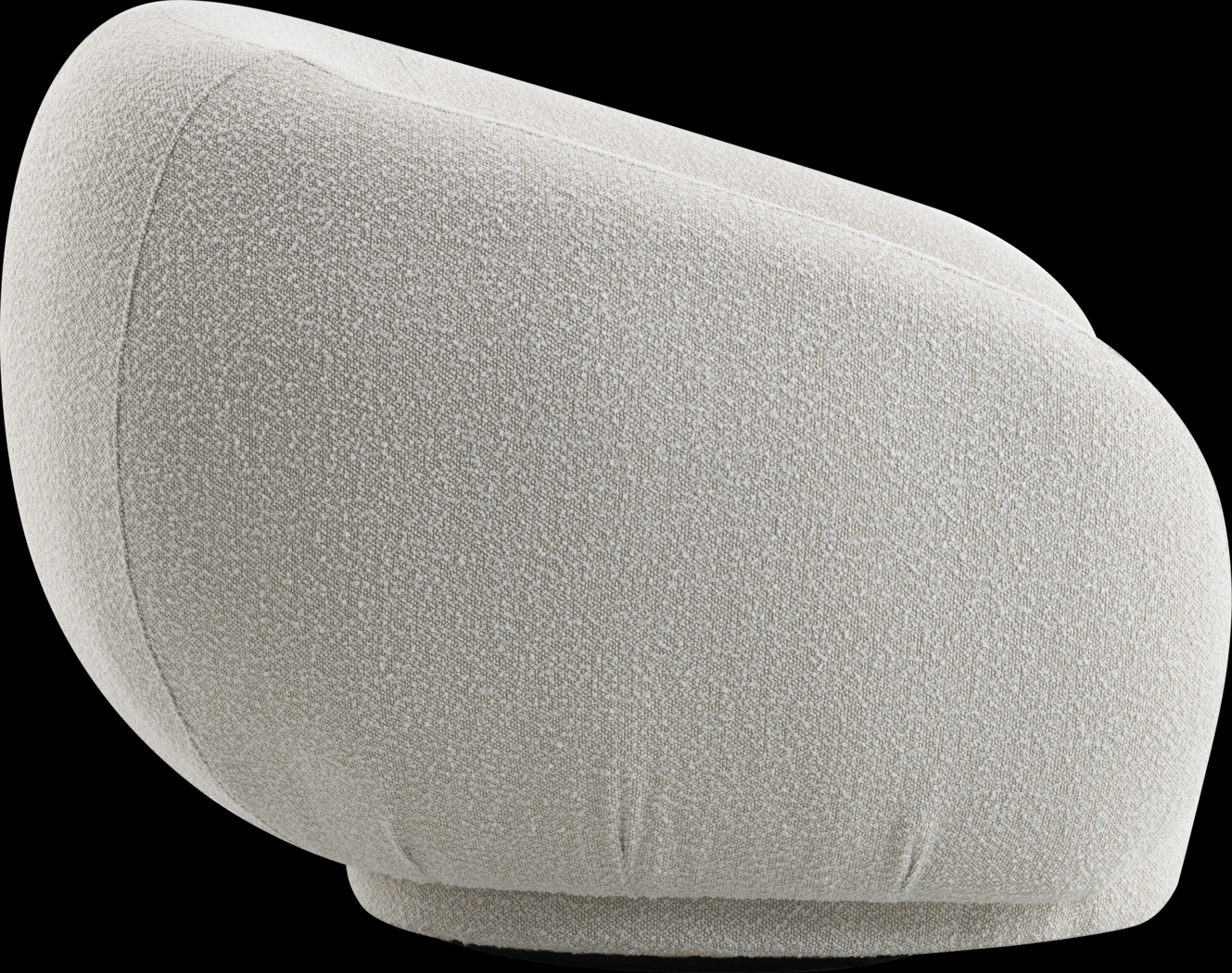 Carzalia Cream Swivel Accent Chair - Thumbnail - Image 4