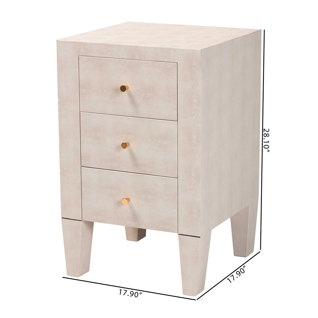 Casalinoy Beige End Table - Thumbnail - Image 3