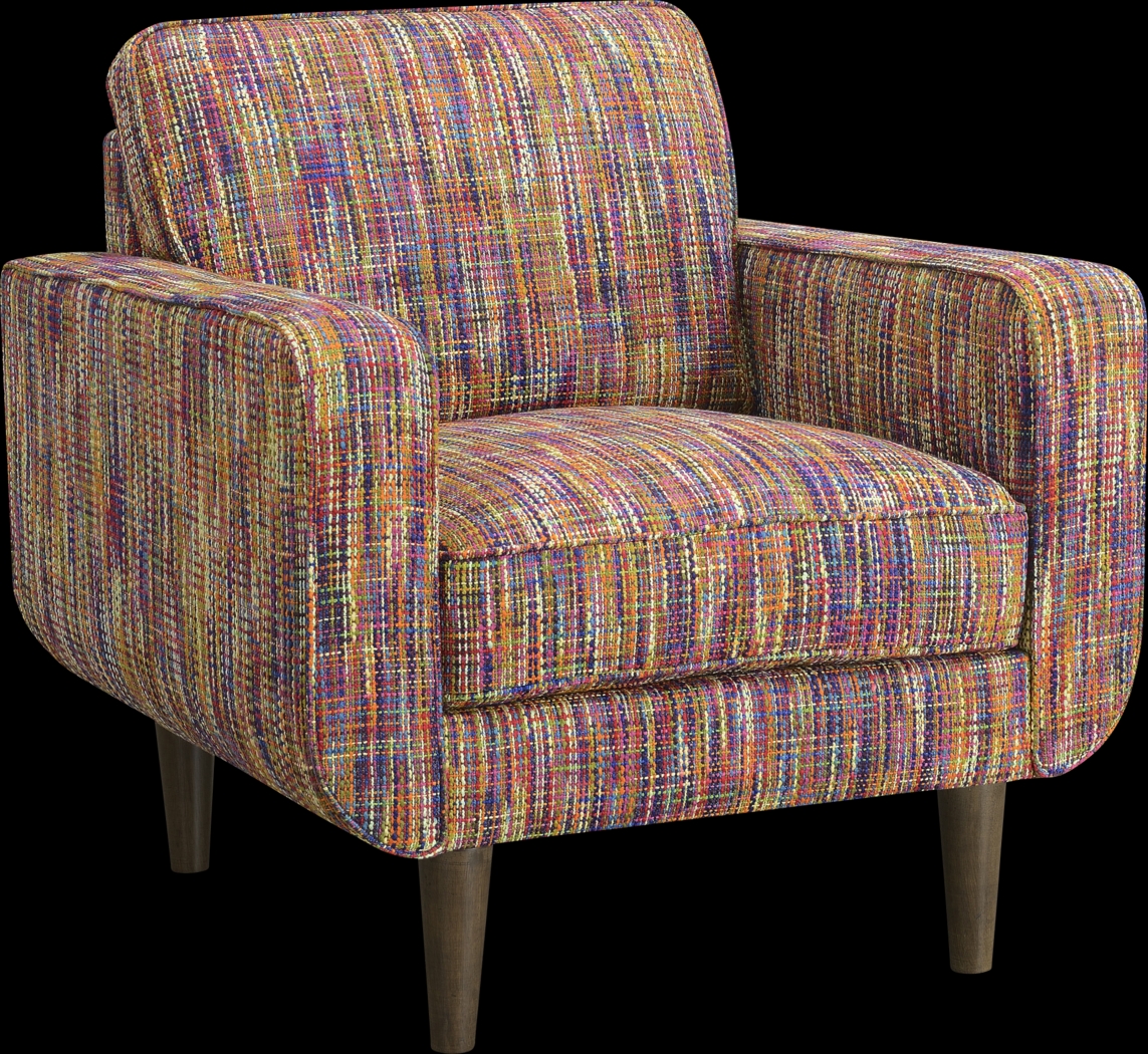 Casano Orange Accent Chair - Thumbnail - Image 2