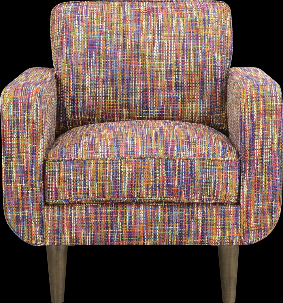 Casano Orange Accent Chair - Thumbnail - Image 1