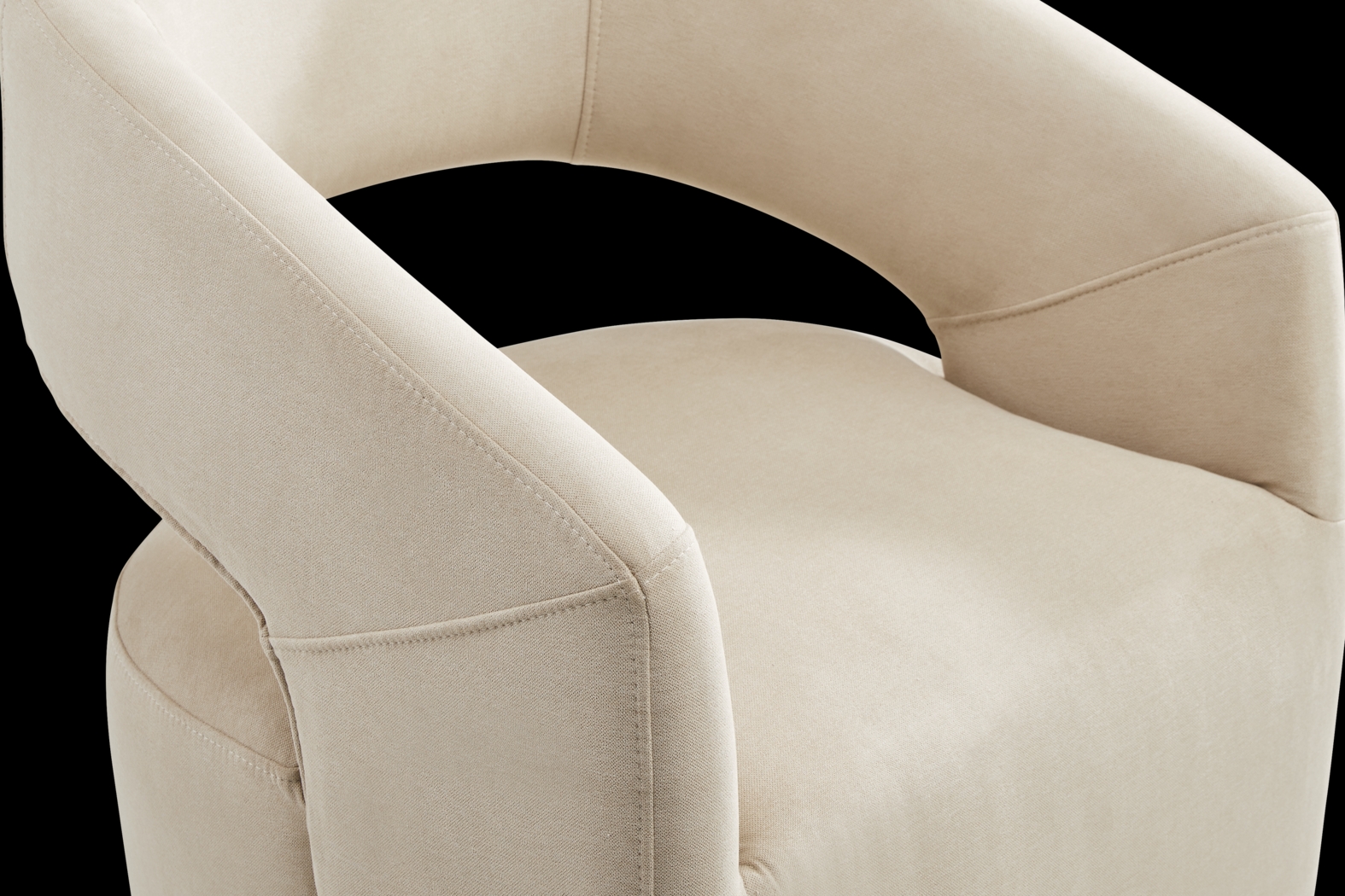 Cascade Park Cream Side Chair - Thumbnail - Image 3