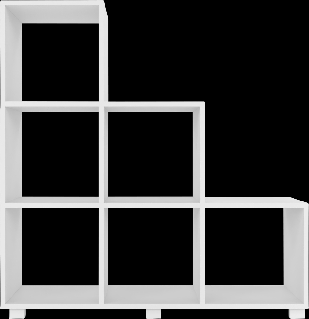 Cascio White Bookcase - Thumbnail - Image 4