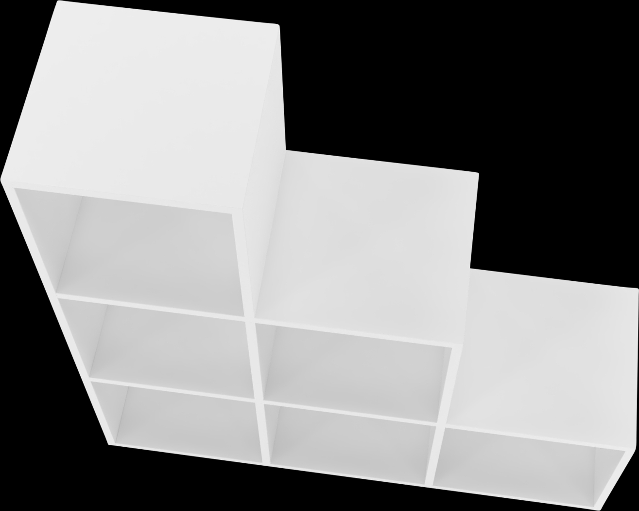 Cascio White Bookcase - Thumbnail - Image 6