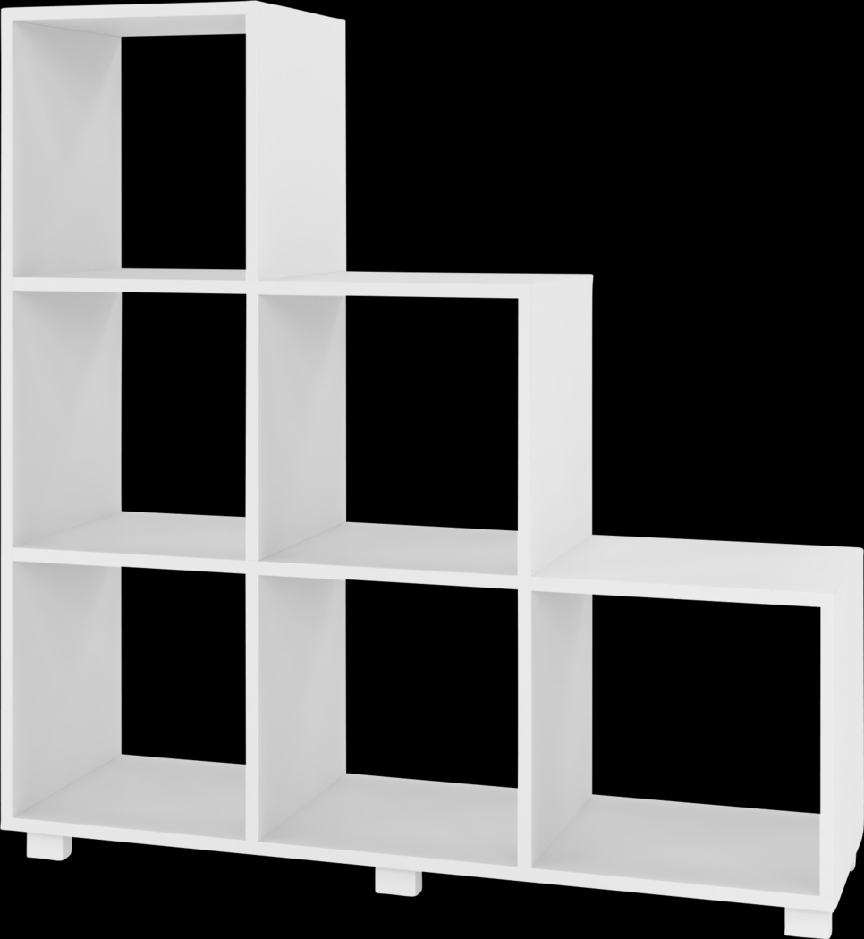 Cascio White Bookcase - Thumbnail - Image 1