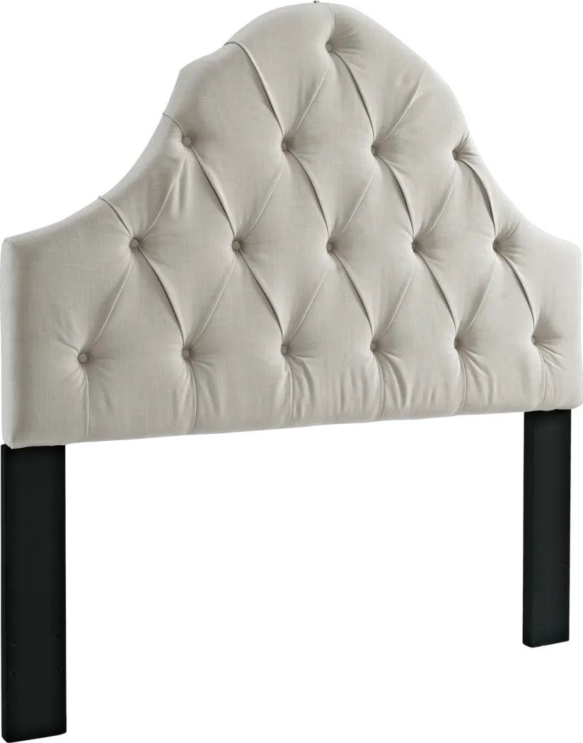 Casden Cream Full/Queen Upholstered Headboard - Thumbnail - Image 2