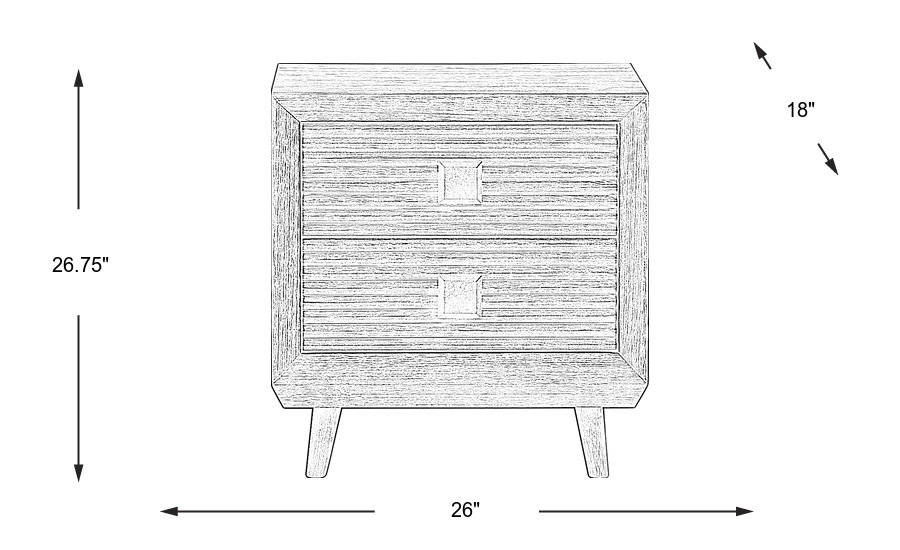 Dimension Image. Please refer to the Dimension Tab on this page for dimension details.