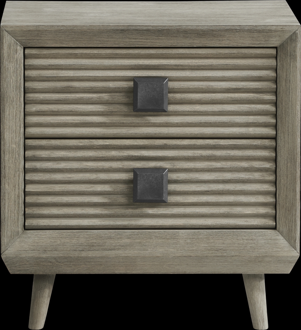 Casella Greige Nightstand - Thumbnail - Image 1