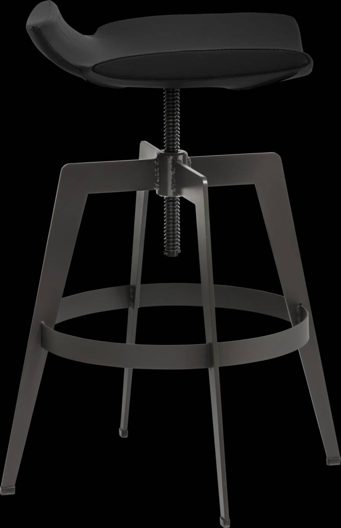 Caselli Black Adjustable Barstool - Thumbnail - Image 3