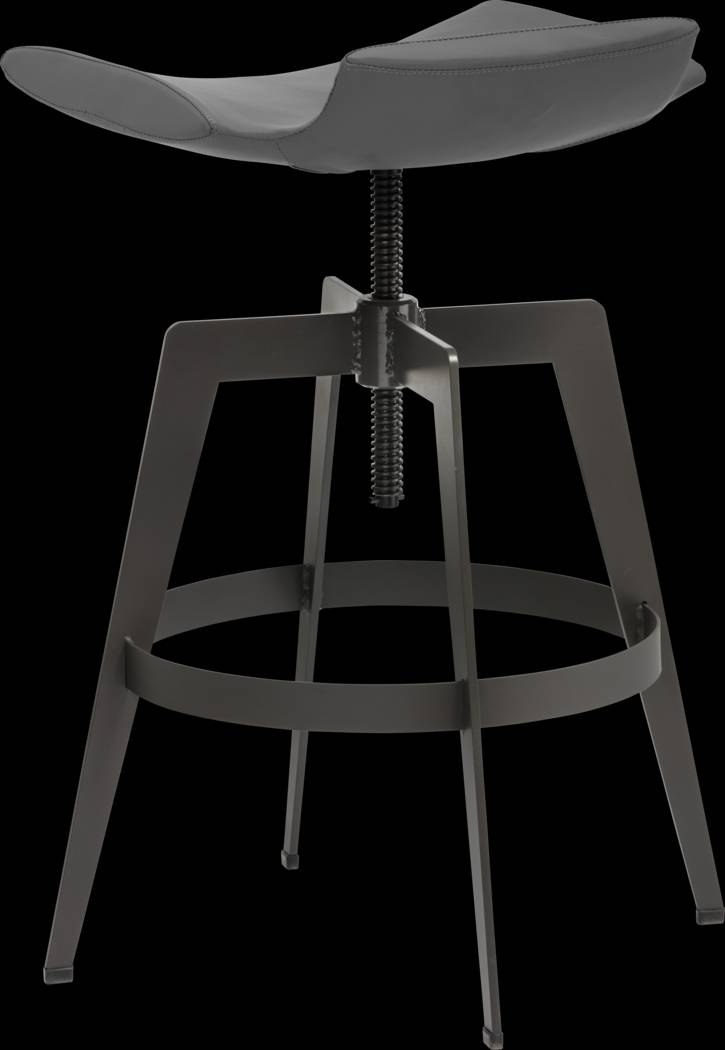 Caselli Gray Adjustable Barstool - Thumbnail - Image 2