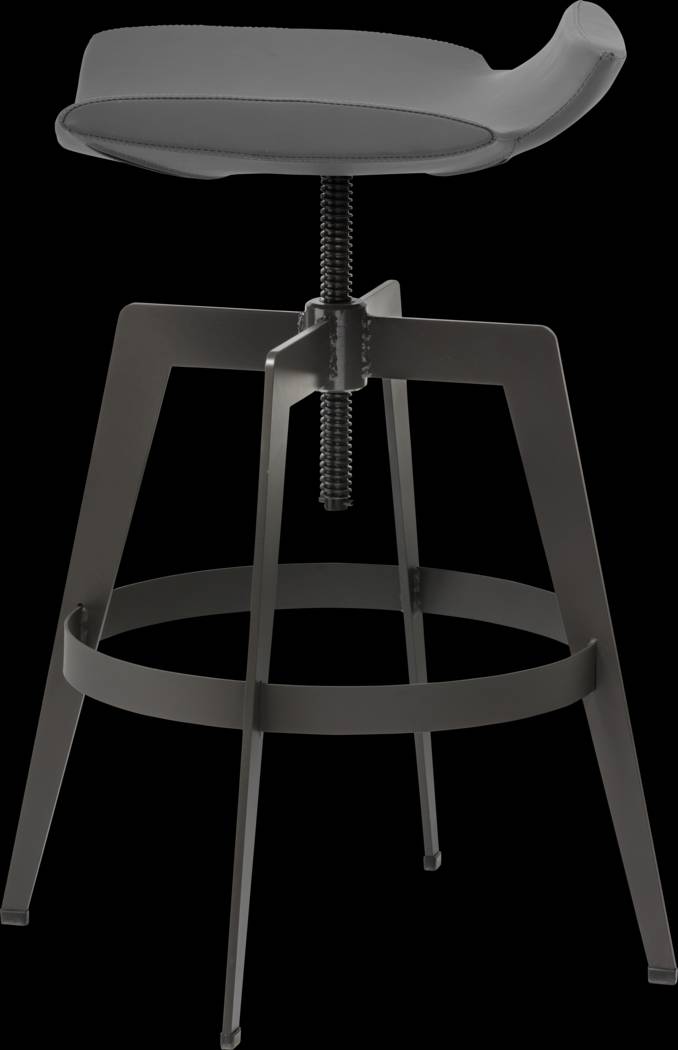 Caselli Gray Adjustable Barstool - Thumbnail - Image 3