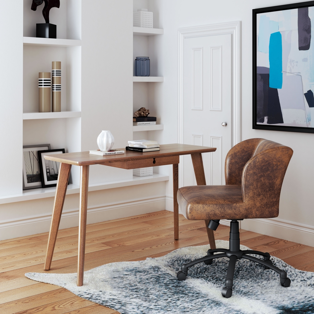 Casellia Brown Desk - Thumbnail - Image 6