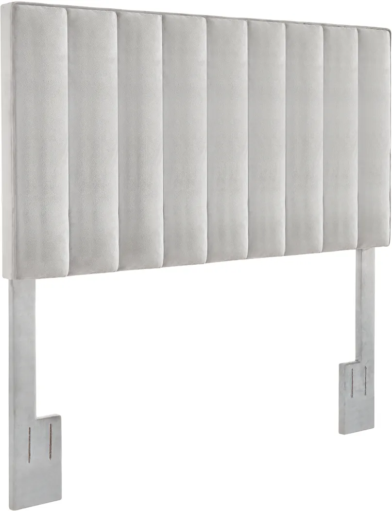Casey Elle Light Gray King/California Headboard - Thumbnail - Image 3