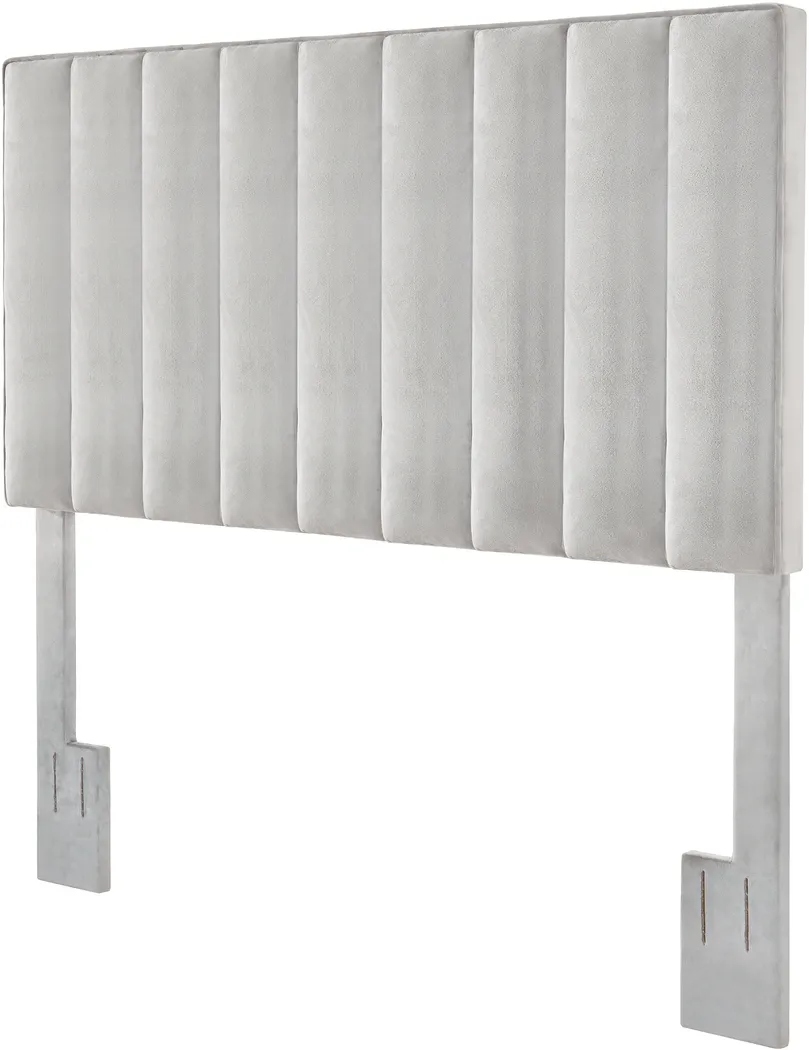 Casey Elle Light Gray King/California Headboard - Thumbnail - Image 4
