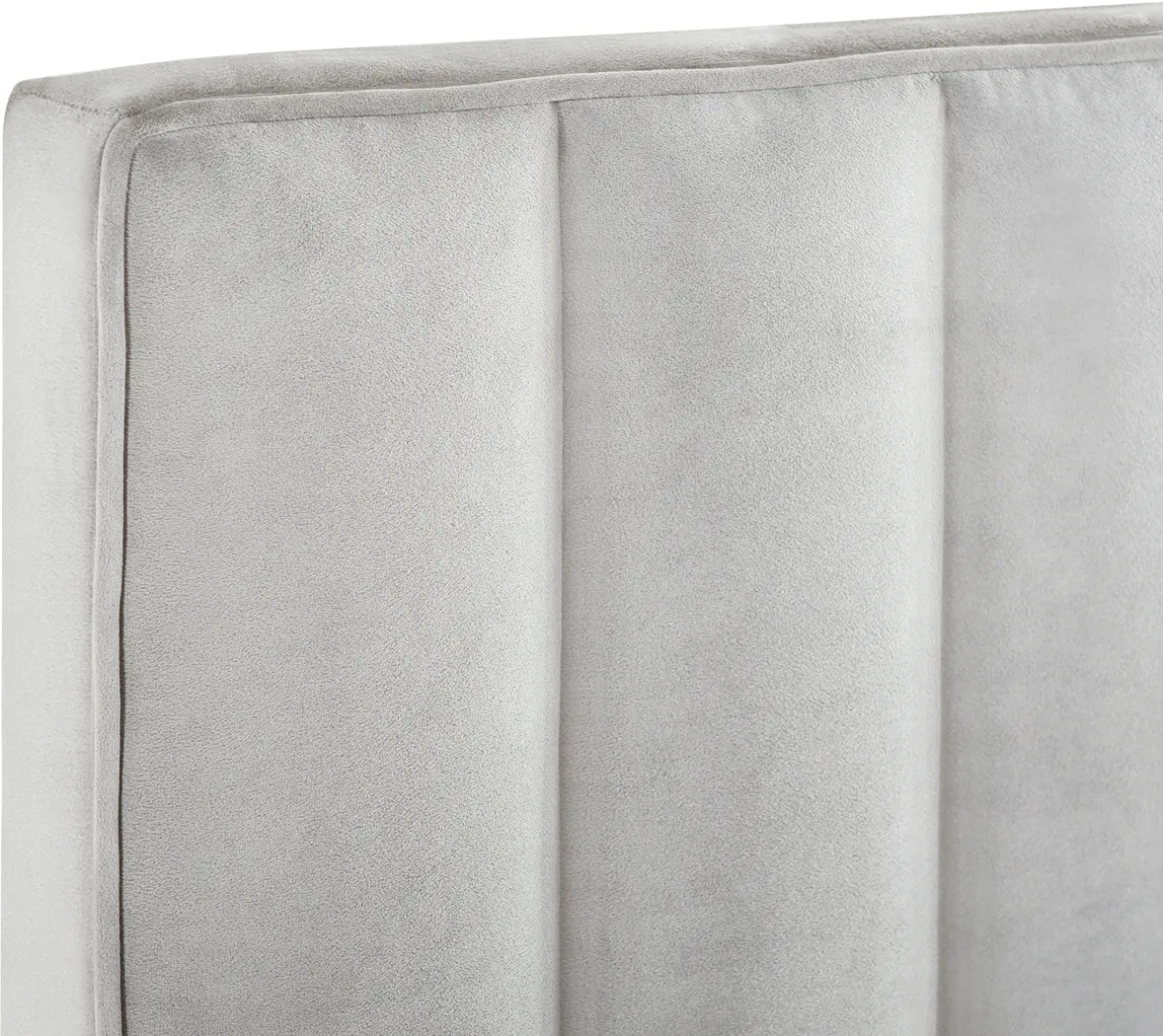 Casey Elle Light Gray King/California Headboard - Thumbnail - Image 6