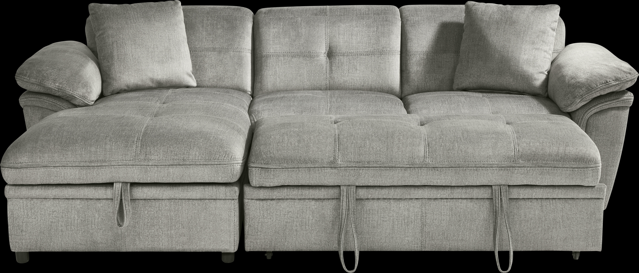 Cashton Heights Gray 5 Pc Sleeper Sectional Living Room - Thumbnail - Image 5