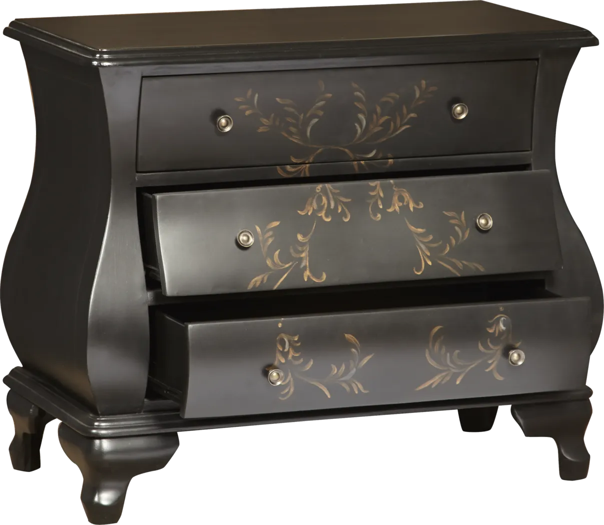 Casi Black Accent Cabinet - Thumbnail - Image 2