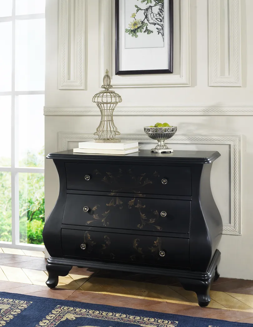 Casi Black Accent Cabinet - Thumbnail - Image 4