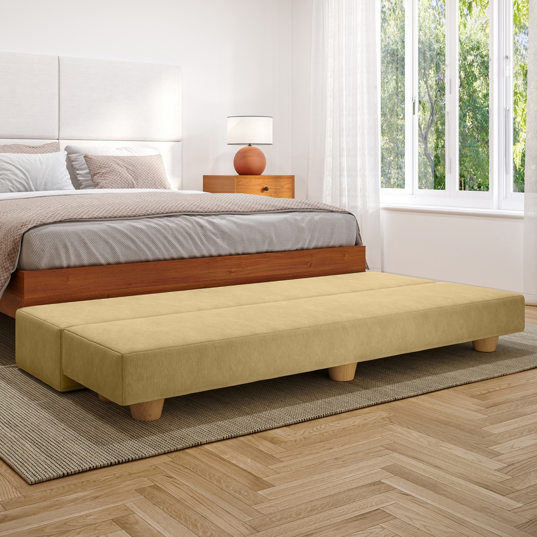 Casila Camel Twin Bed Bench - Thumbnail - Image 3