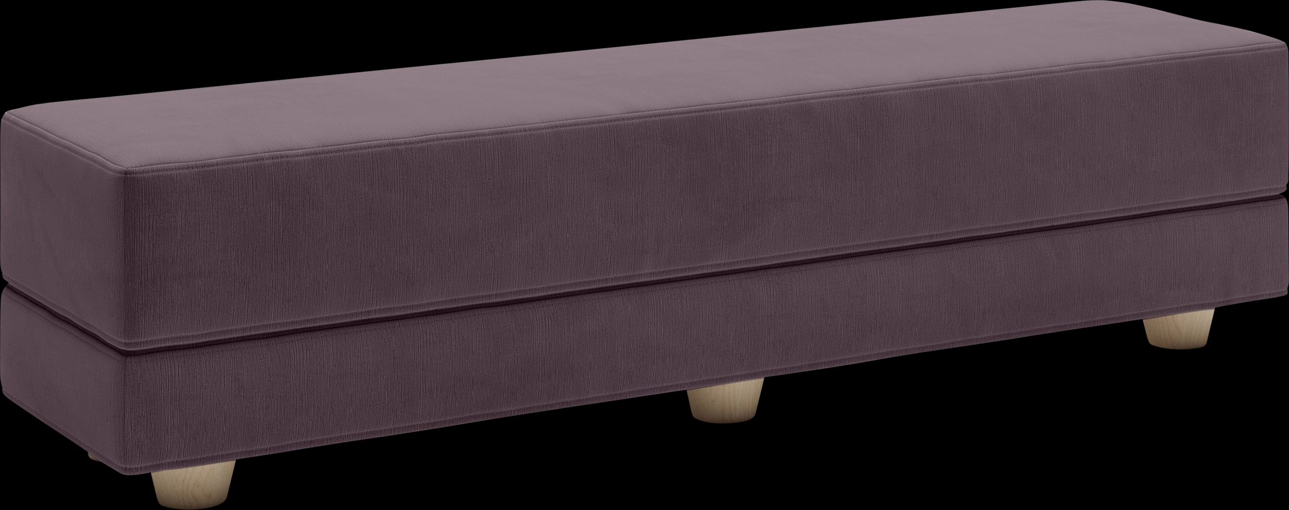Casila Purple Twin Bed Bench - Thumbnail - Image 1