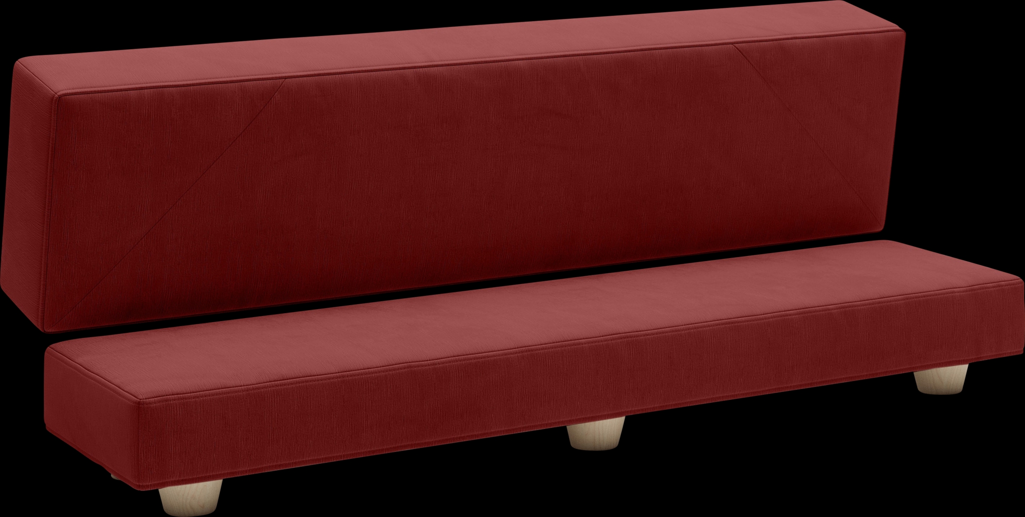 Casila Red Twin Bed Bench - Thumbnail - Image 6