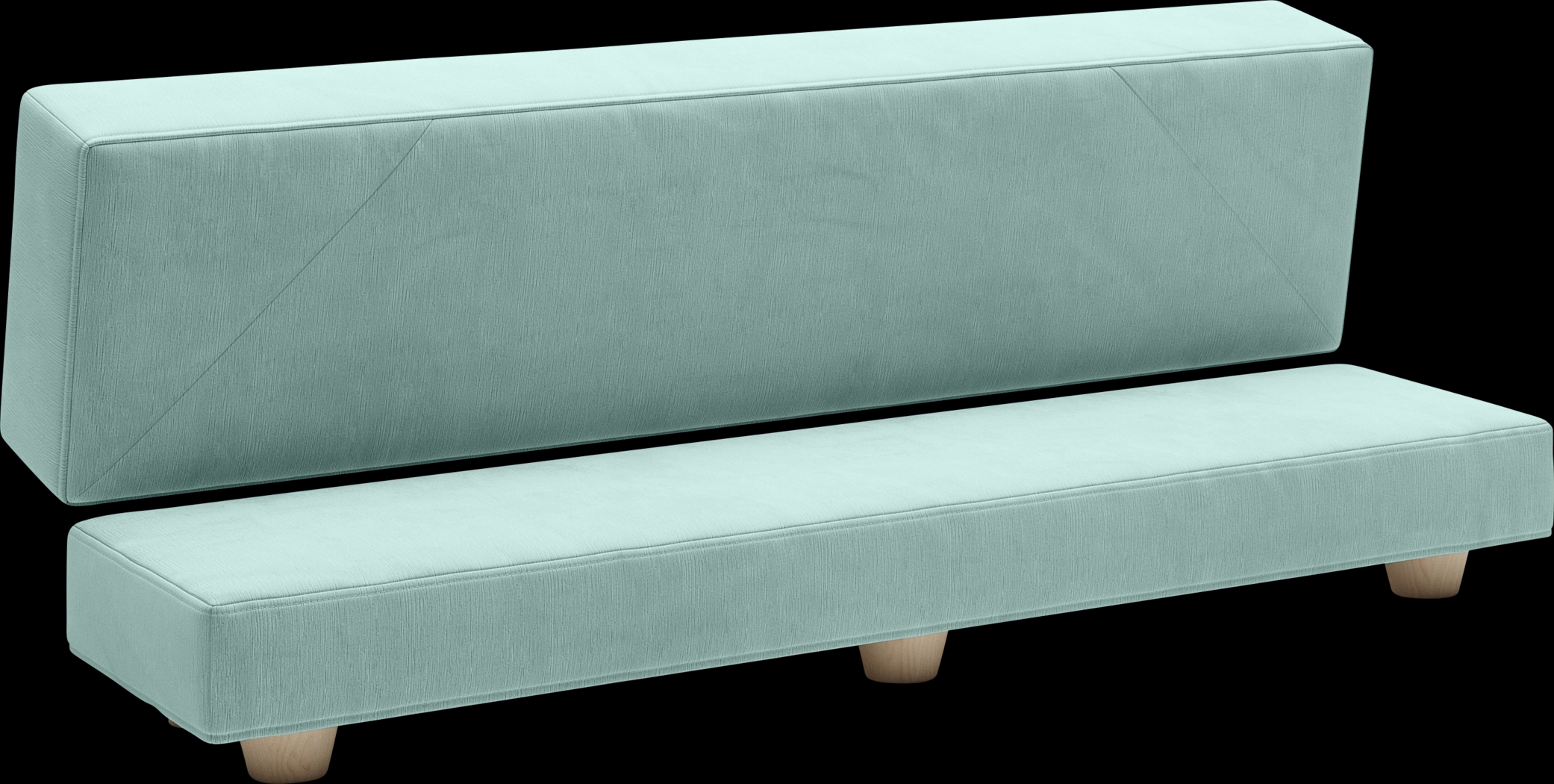Casila Turquoise Twin Bed Bench - Thumbnail - Image 6
