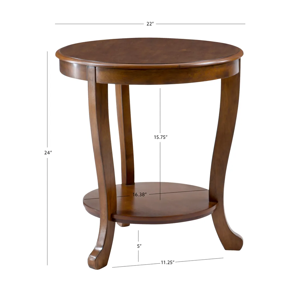 Casilda Brown End Table - Thumbnail - Image 7
