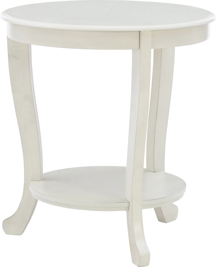 Casilda White End Table - Thumbnail - Image 4