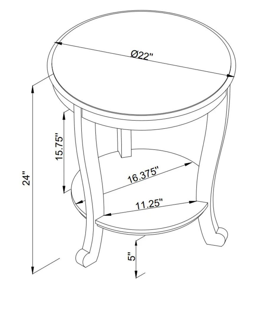 Casilda White End Table - Thumbnail - Image 9
