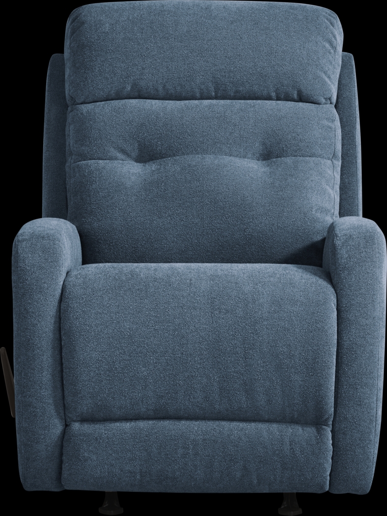 Cason Lane Blue Rocker Recliner - Thumbnail - Image 4